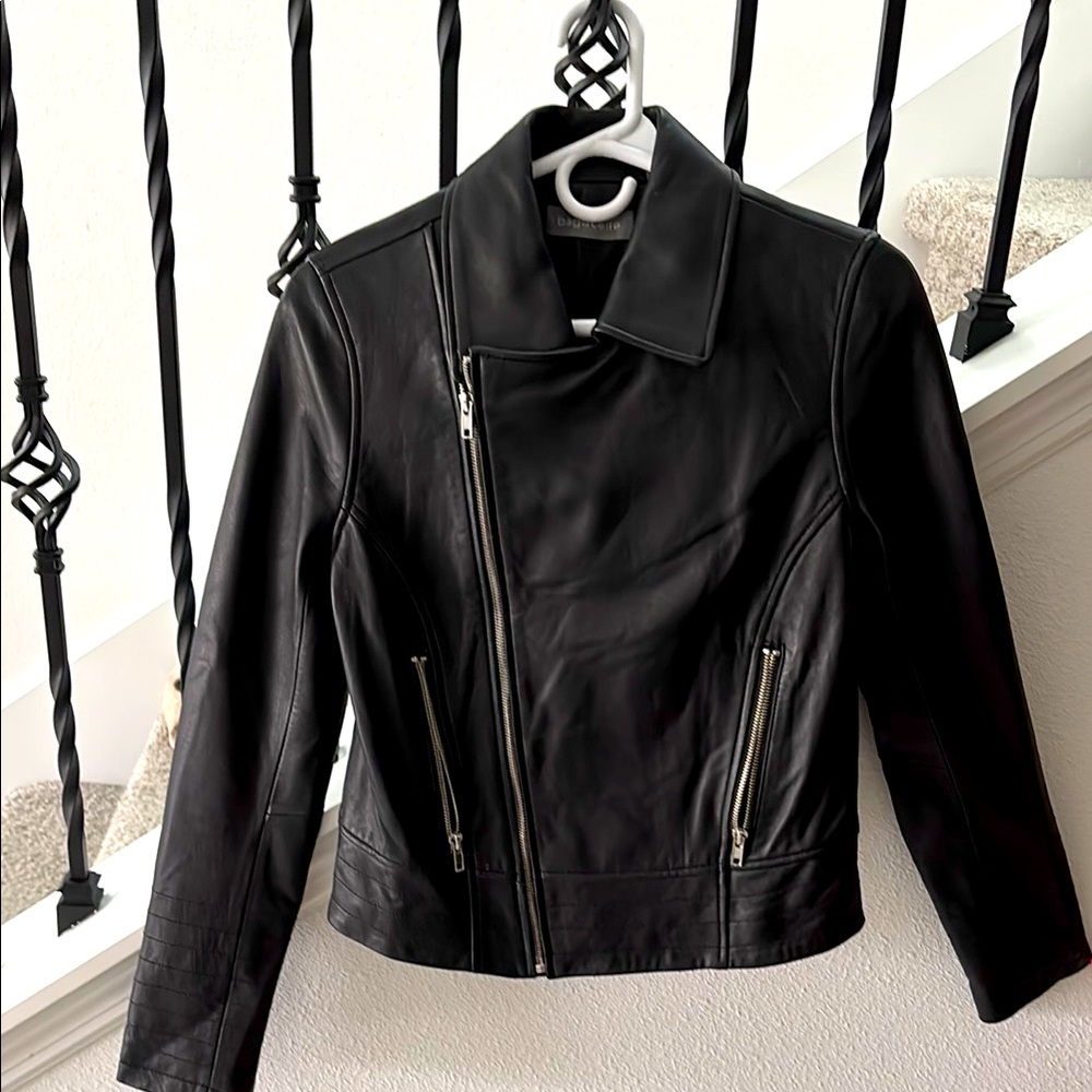 Bagatelle black leather jacket